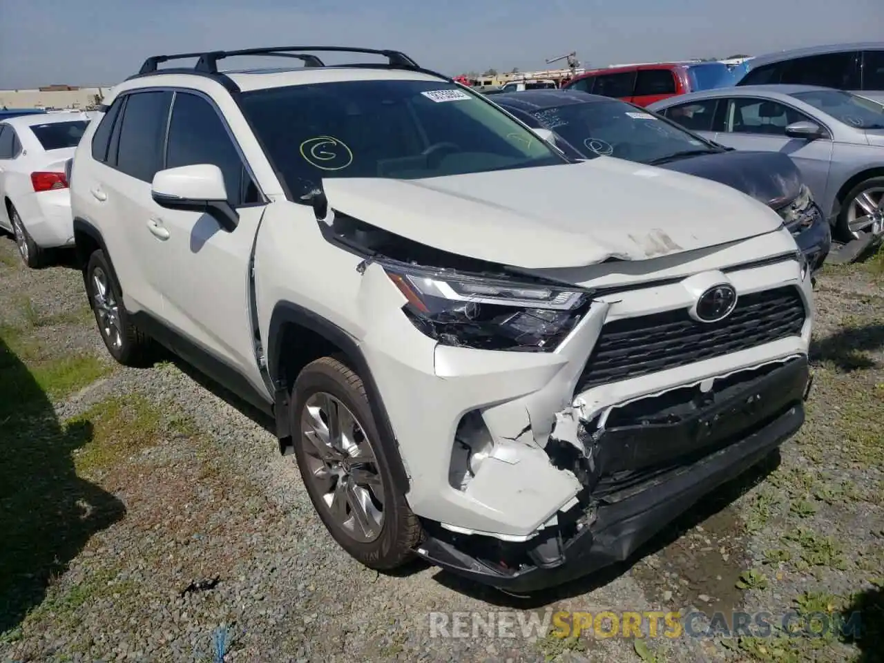 1 Photograph of a damaged car JTMA1RFV6ND085547 TOYOTA RAV4 2022