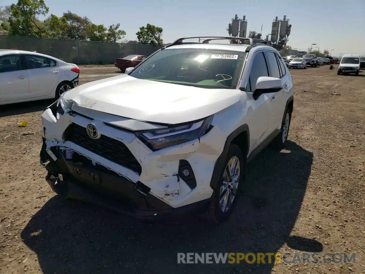 2 Photograph of a damaged car JTMA1RFV6ND085547 TOYOTA RAV4 2022