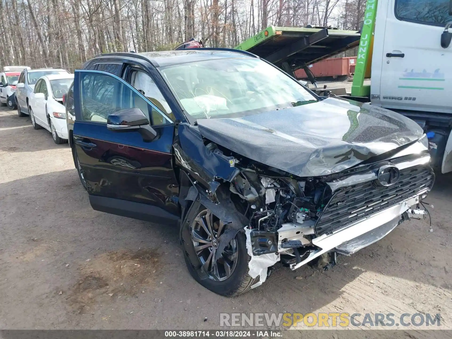 1 Photograph of a damaged car JTMB6RFV0ND056017 TOYOTA RAV4 2022