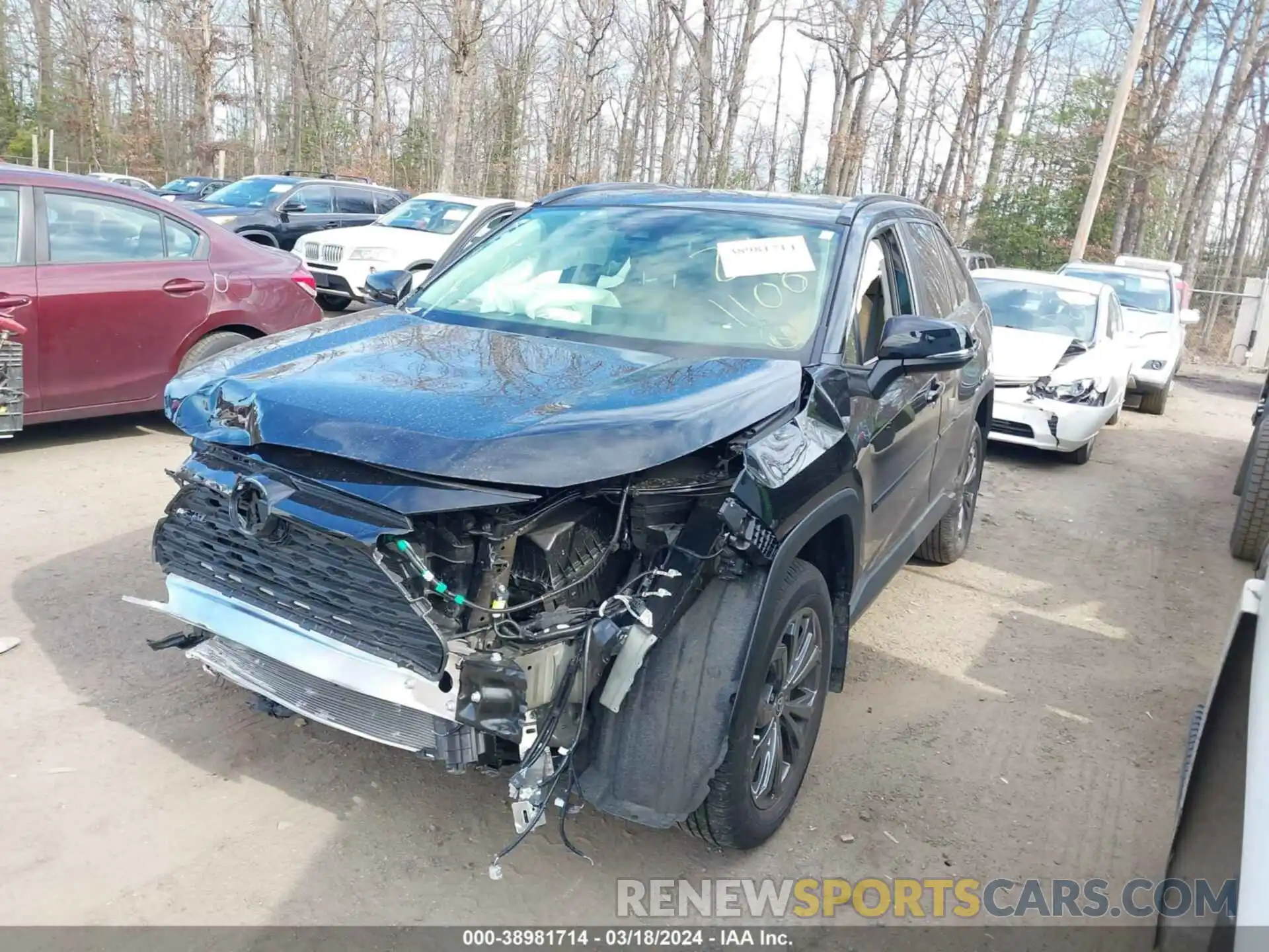 2 Photograph of a damaged car JTMB6RFV0ND056017 TOYOTA RAV4 2022