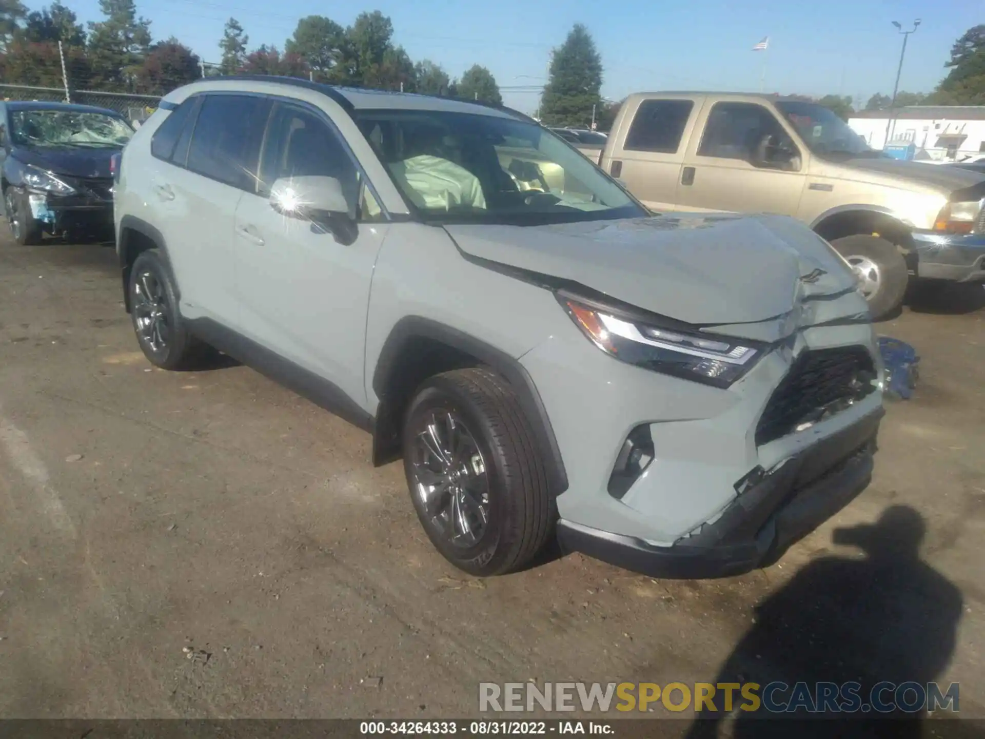 1 Photograph of a damaged car JTMB6RFV0ND066255 TOYOTA RAV4 2022