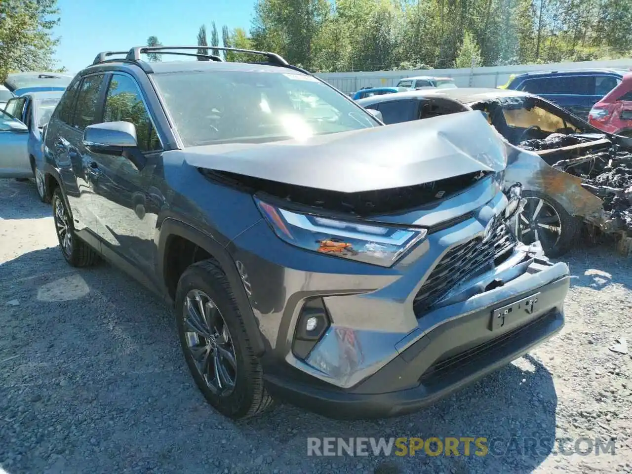 1 Photograph of a damaged car JTMB6RFV2ND057427 TOYOTA RAV4 2022