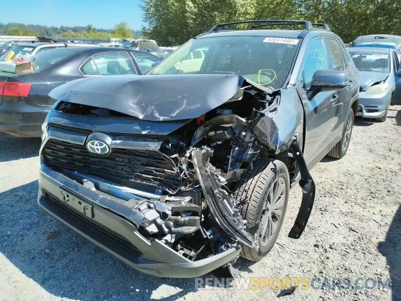 2 Photograph of a damaged car JTMB6RFV2ND057427 TOYOTA RAV4 2022