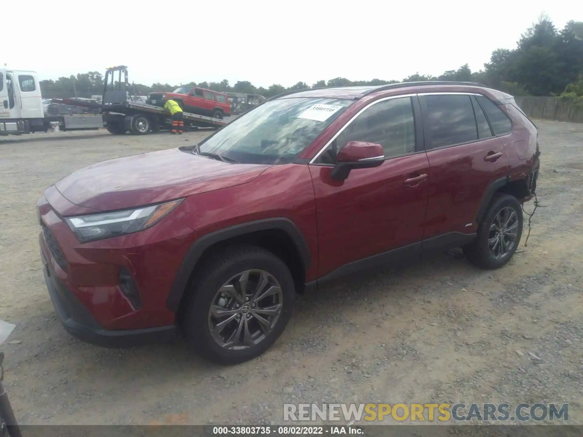 2 Photograph of a damaged car JTMB6RFV3ND052592 TOYOTA RAV4 2022