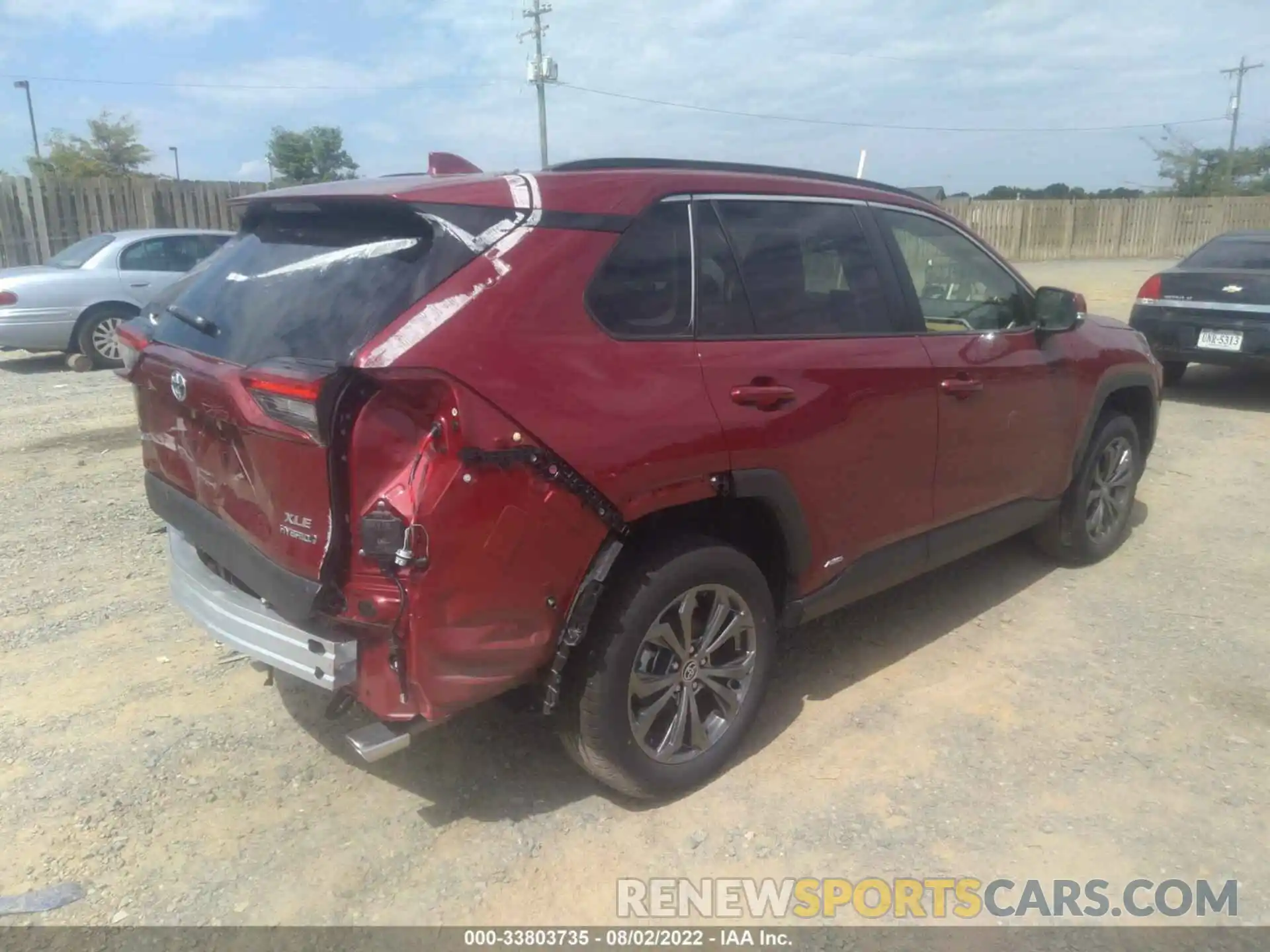 4 Photograph of a damaged car JTMB6RFV3ND052592 TOYOTA RAV4 2022