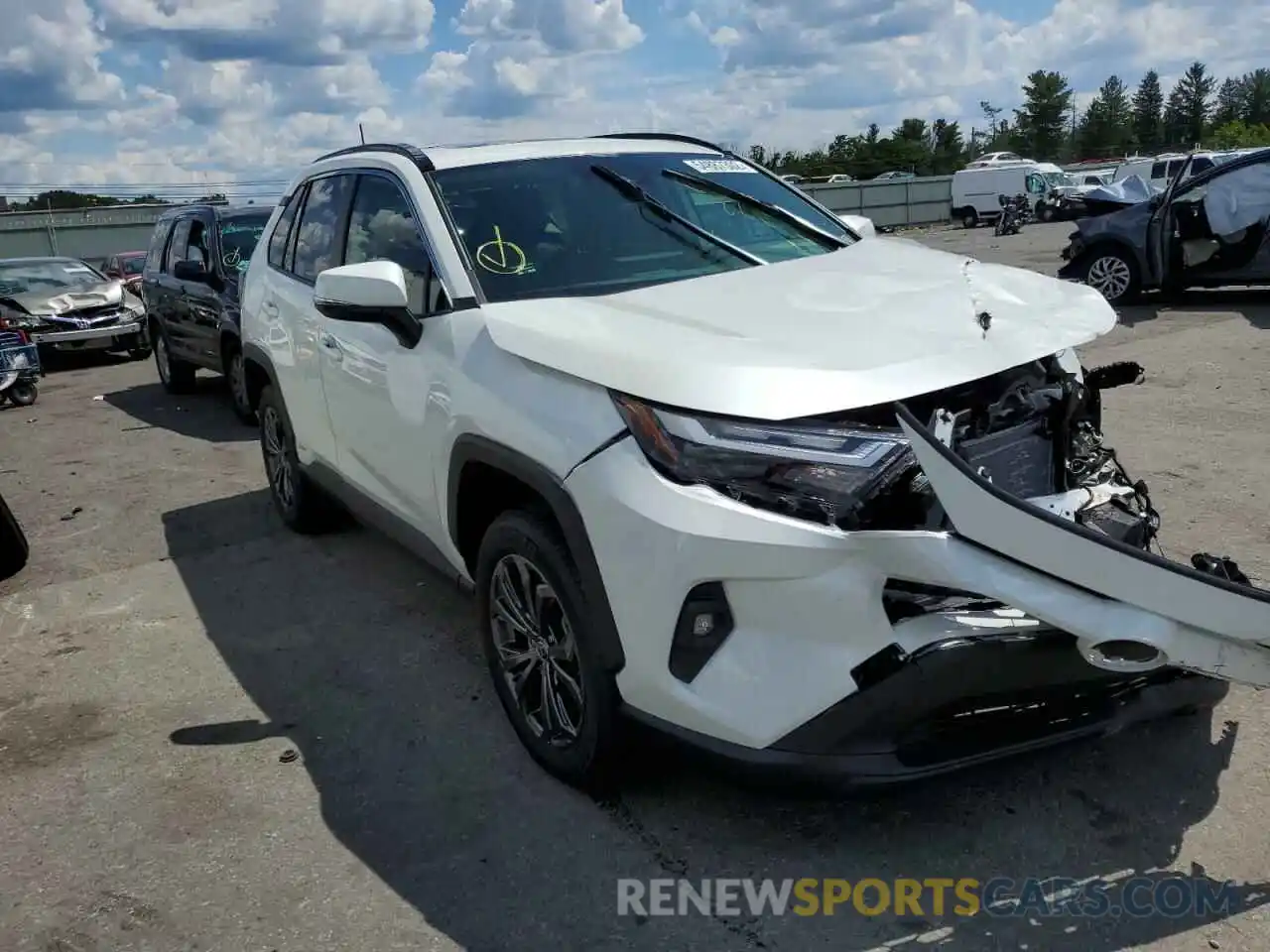 1 Photograph of a damaged car JTMB6RFV3ND526394 TOYOTA RAV4 2022