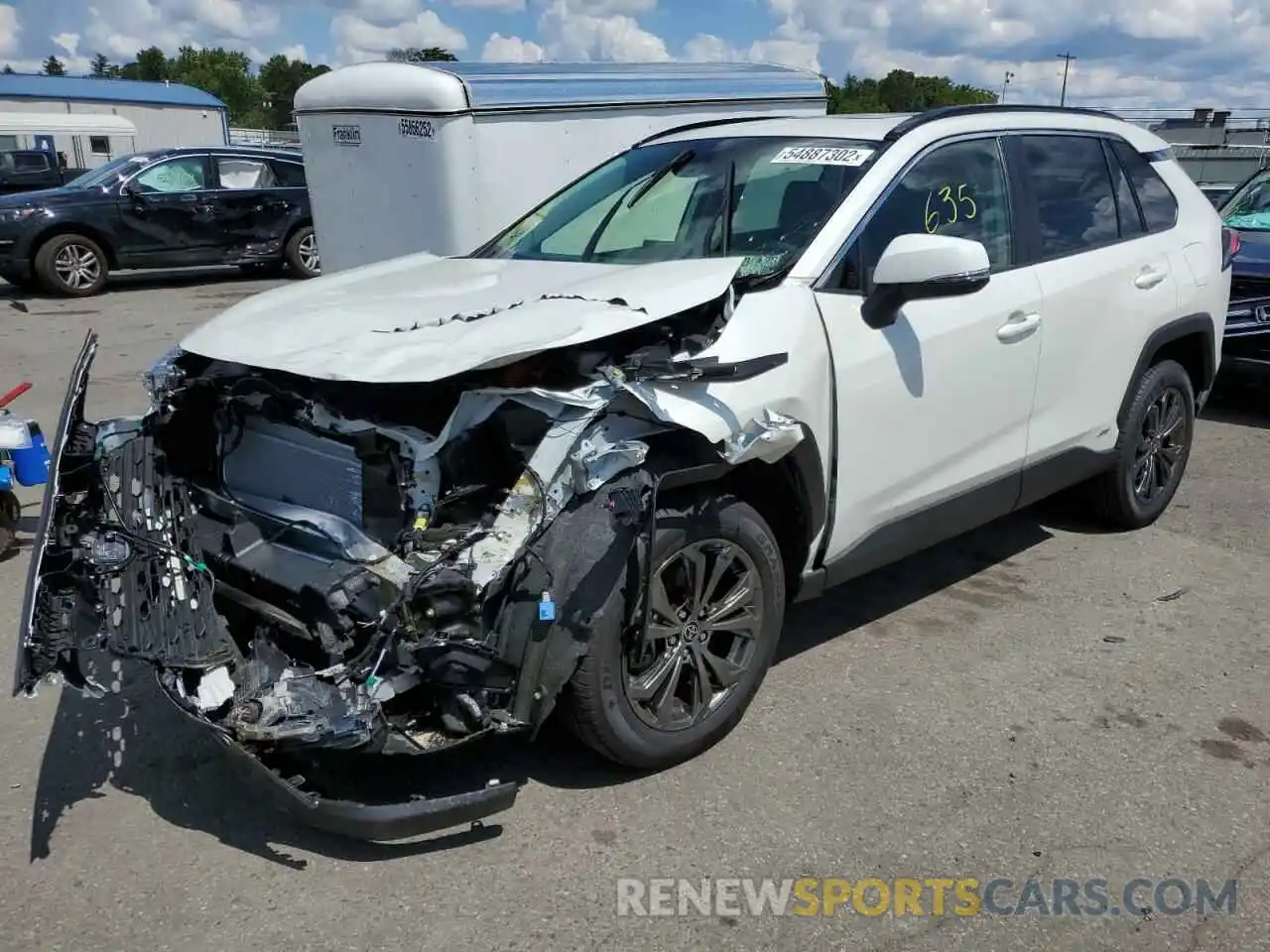 2 Photograph of a damaged car JTMB6RFV3ND526394 TOYOTA RAV4 2022