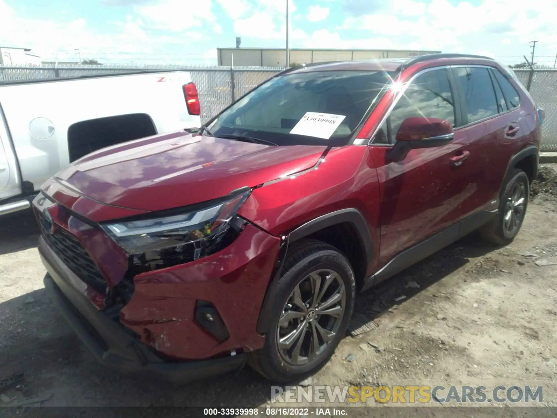 2 Photograph of a damaged car JTMB6RFV5ND063531 TOYOTA RAV4 2022