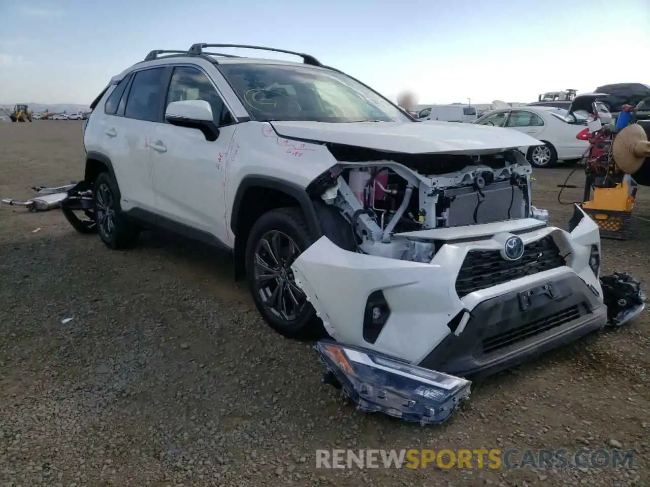 1 Photograph of a damaged car JTMB6RFV5ND525134 TOYOTA RAV4 2022