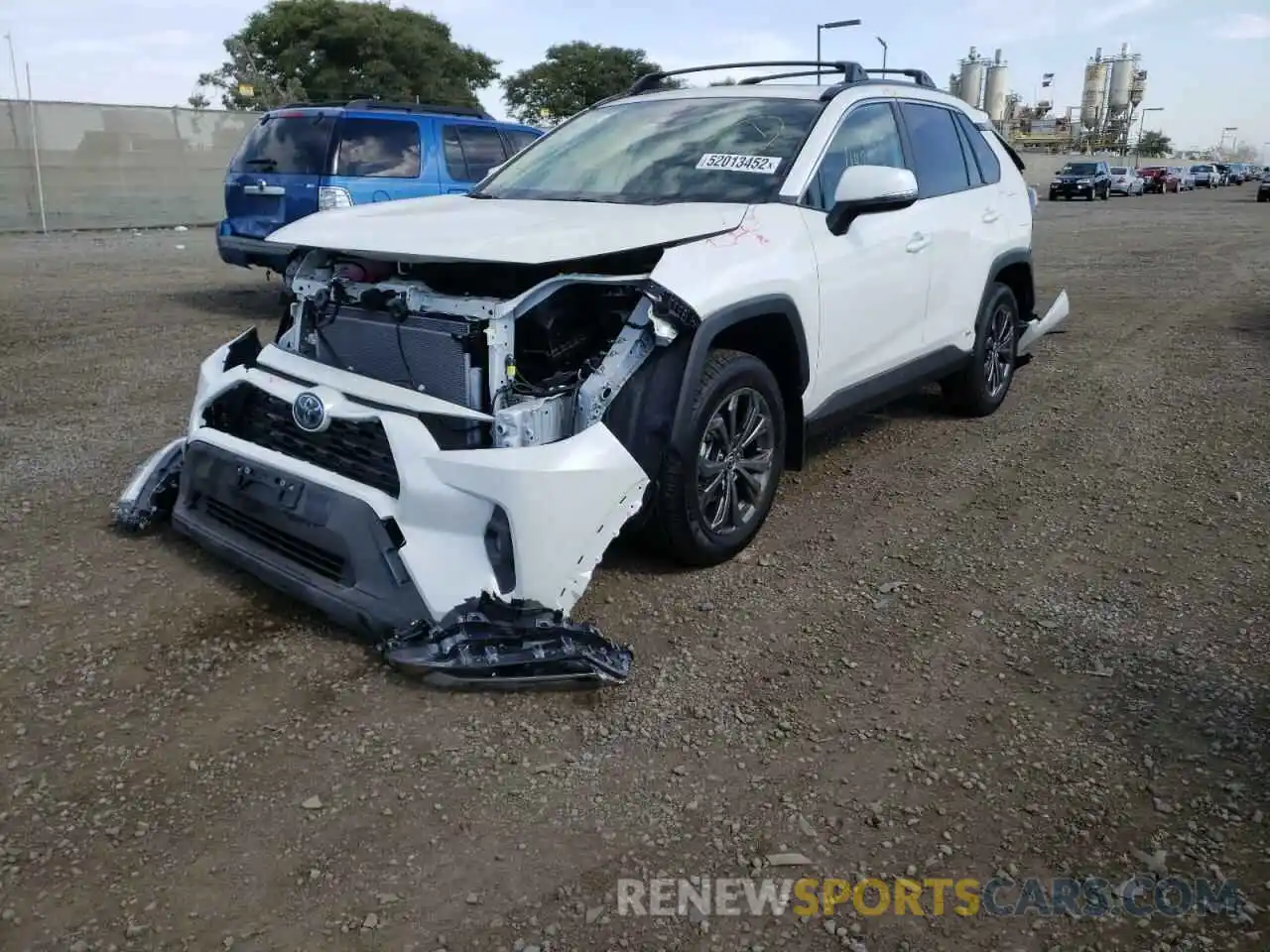 2 Photograph of a damaged car JTMB6RFV5ND525134 TOYOTA RAV4 2022