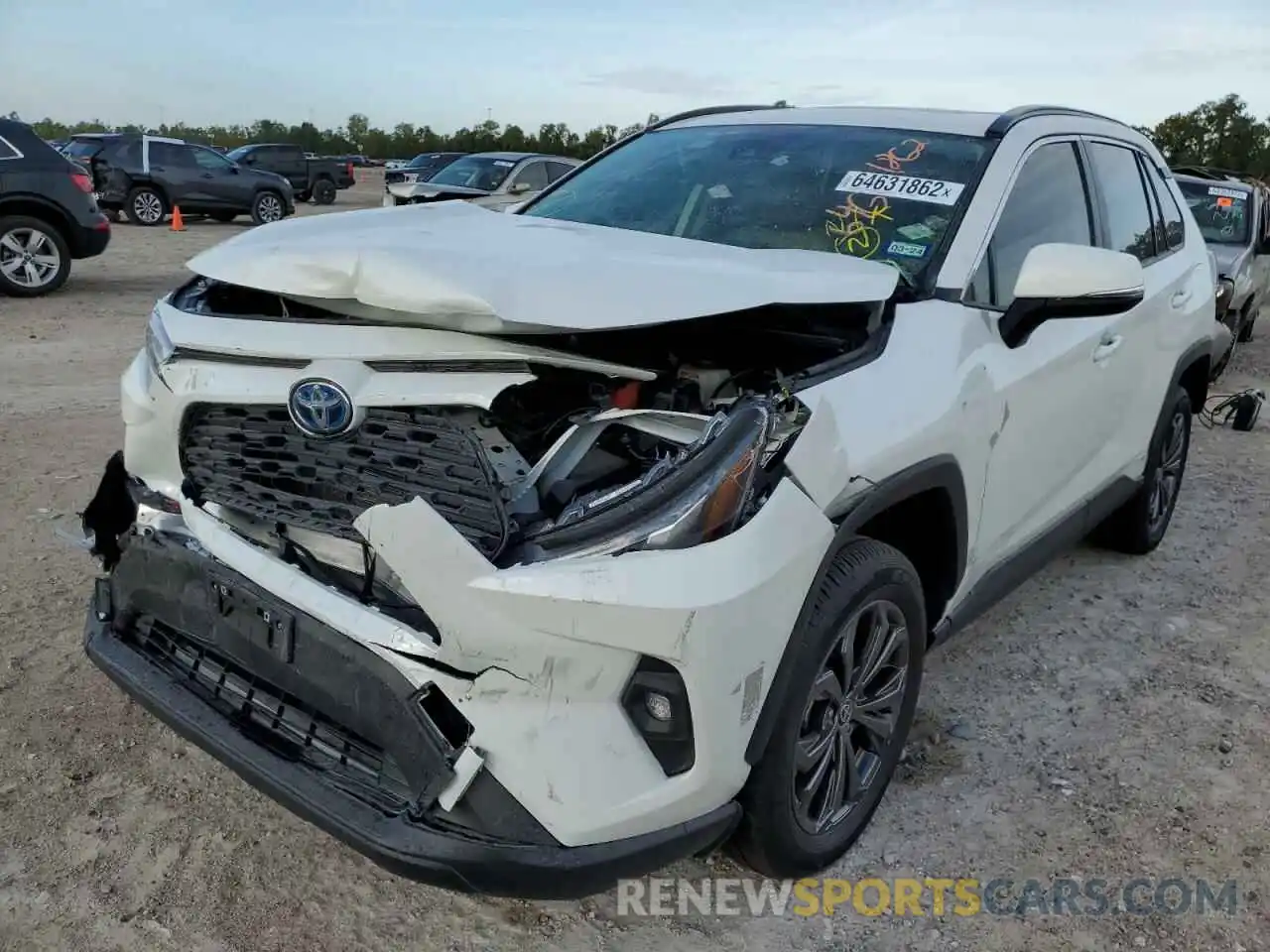 2 Photograph of a damaged car JTMB6RFV7ND521652 TOYOTA RAV4 2022