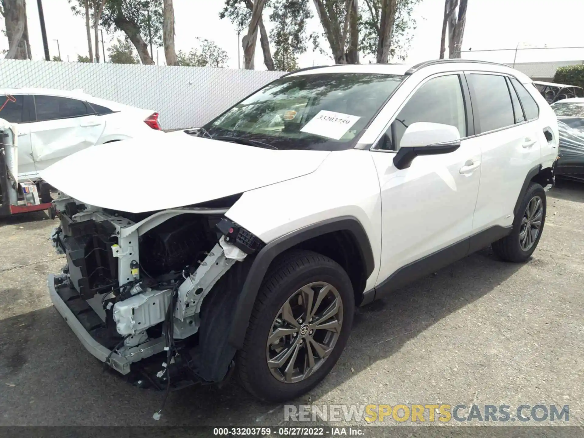 2 Photograph of a damaged car JTMB6RFV9ND051611 TOYOTA RAV4 2022