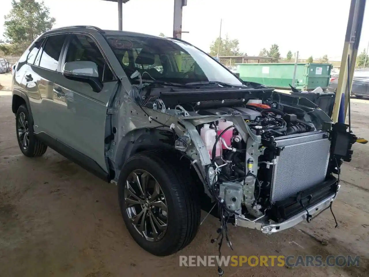 1 Photograph of a damaged car JTMB6RFV9ND063208 TOYOTA RAV4 2022