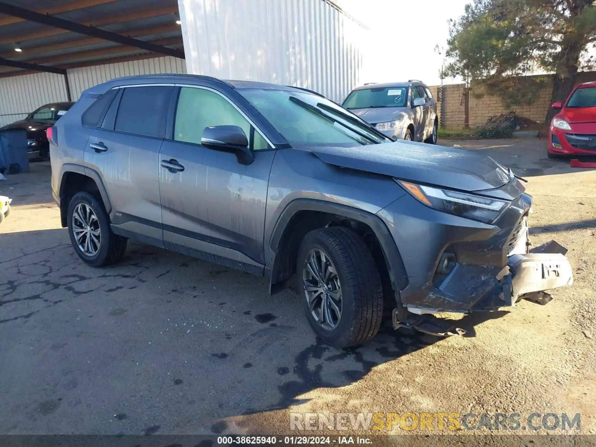 1 Photograph of a damaged car JTMB6RFVXND063704 TOYOTA RAV4 2022