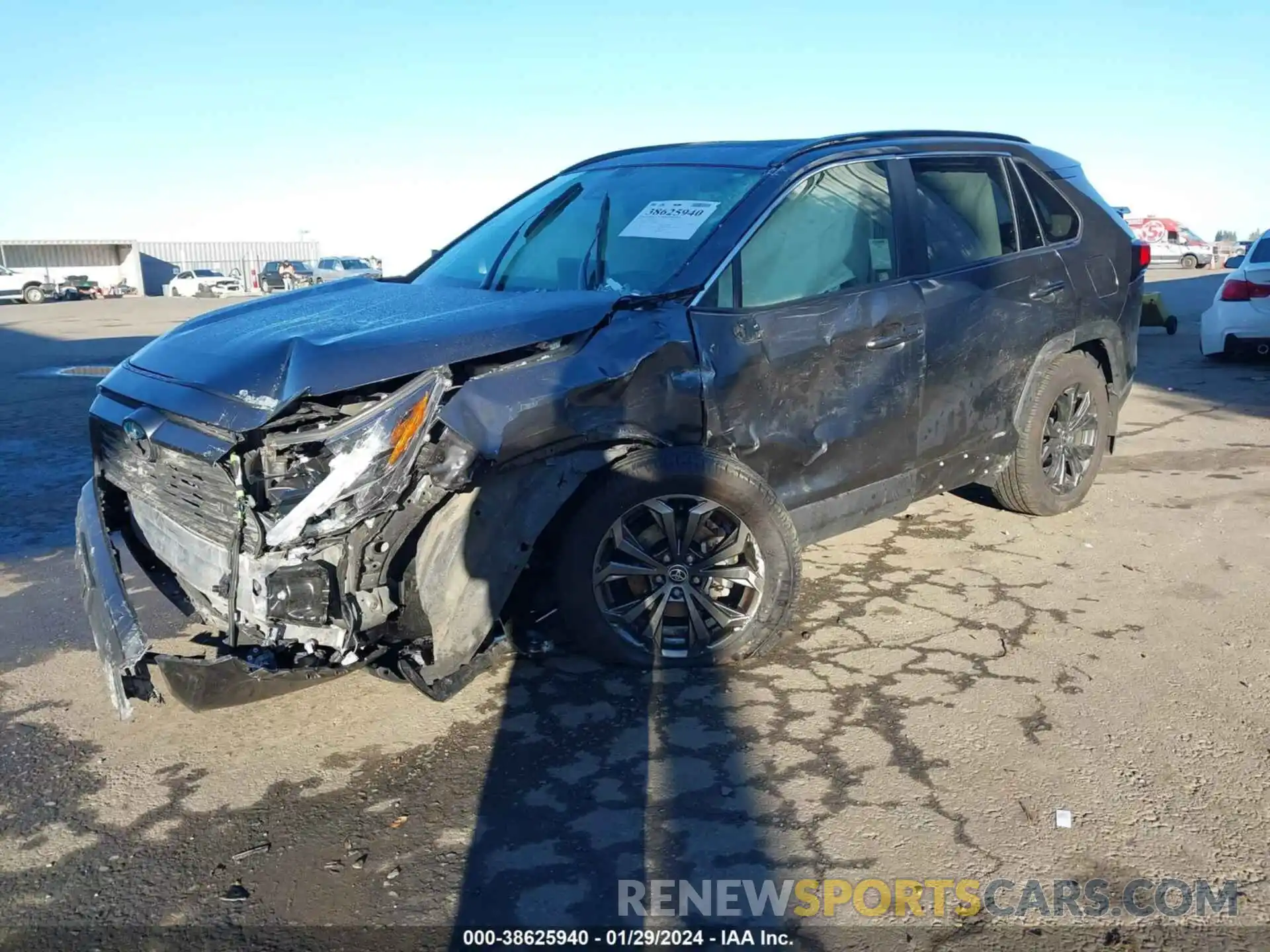 2 Photograph of a damaged car JTMB6RFVXND063704 TOYOTA RAV4 2022