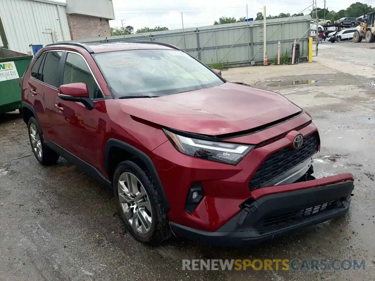 1 Photograph of a damaged car JTMC1RFV3ND086003 TOYOTA RAV4 2022