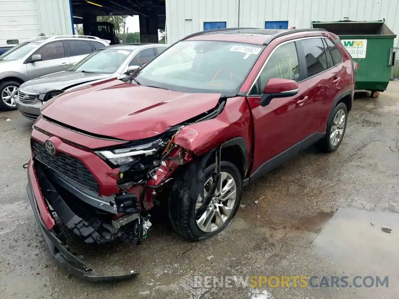 2 Photograph of a damaged car JTMC1RFV3ND086003 TOYOTA RAV4 2022