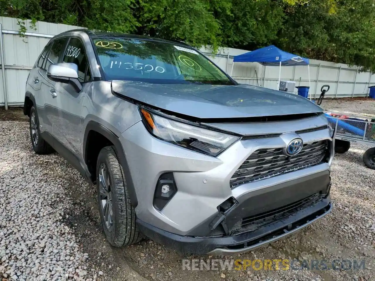 1 Photograph of a damaged car JTMD6RFV2ND057145 TOYOTA RAV4 2022