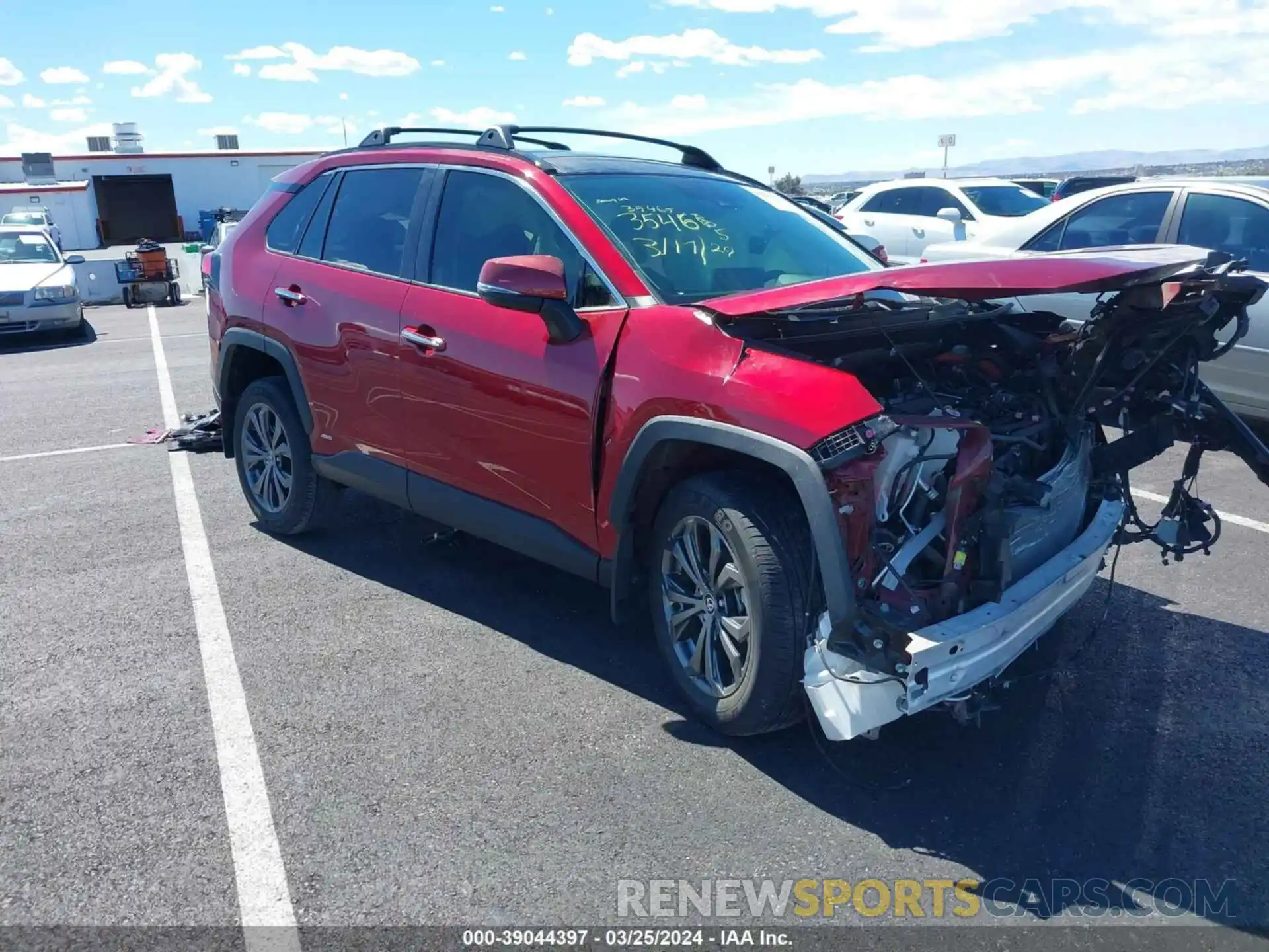 1 Photograph of a damaged car JTMD6RFV5ND057334 TOYOTA RAV4 2022