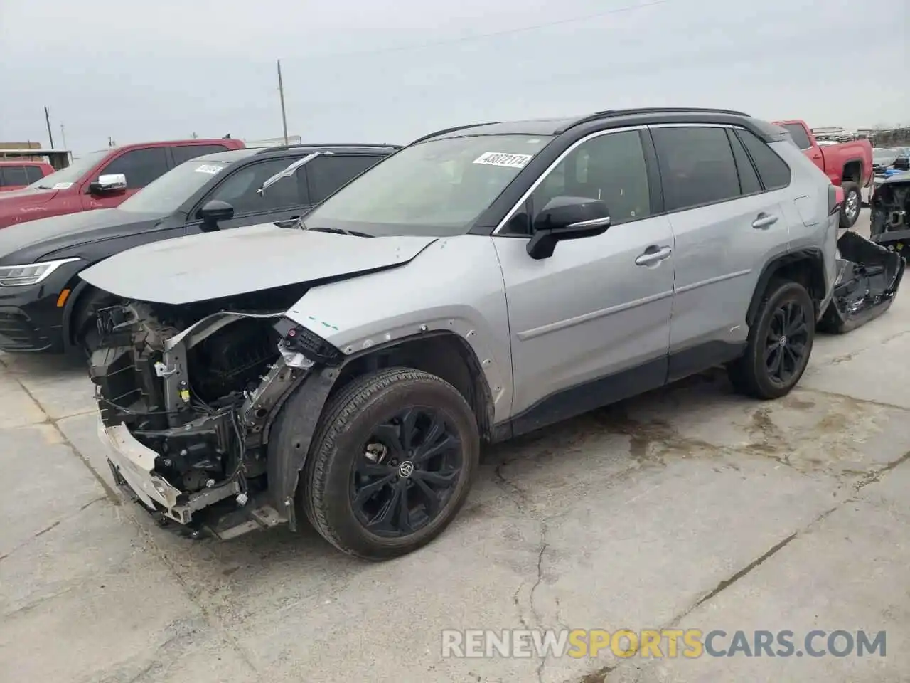 1 Photograph of a damaged car JTME6RFV0ND528701 TOYOTA RAV4 2022