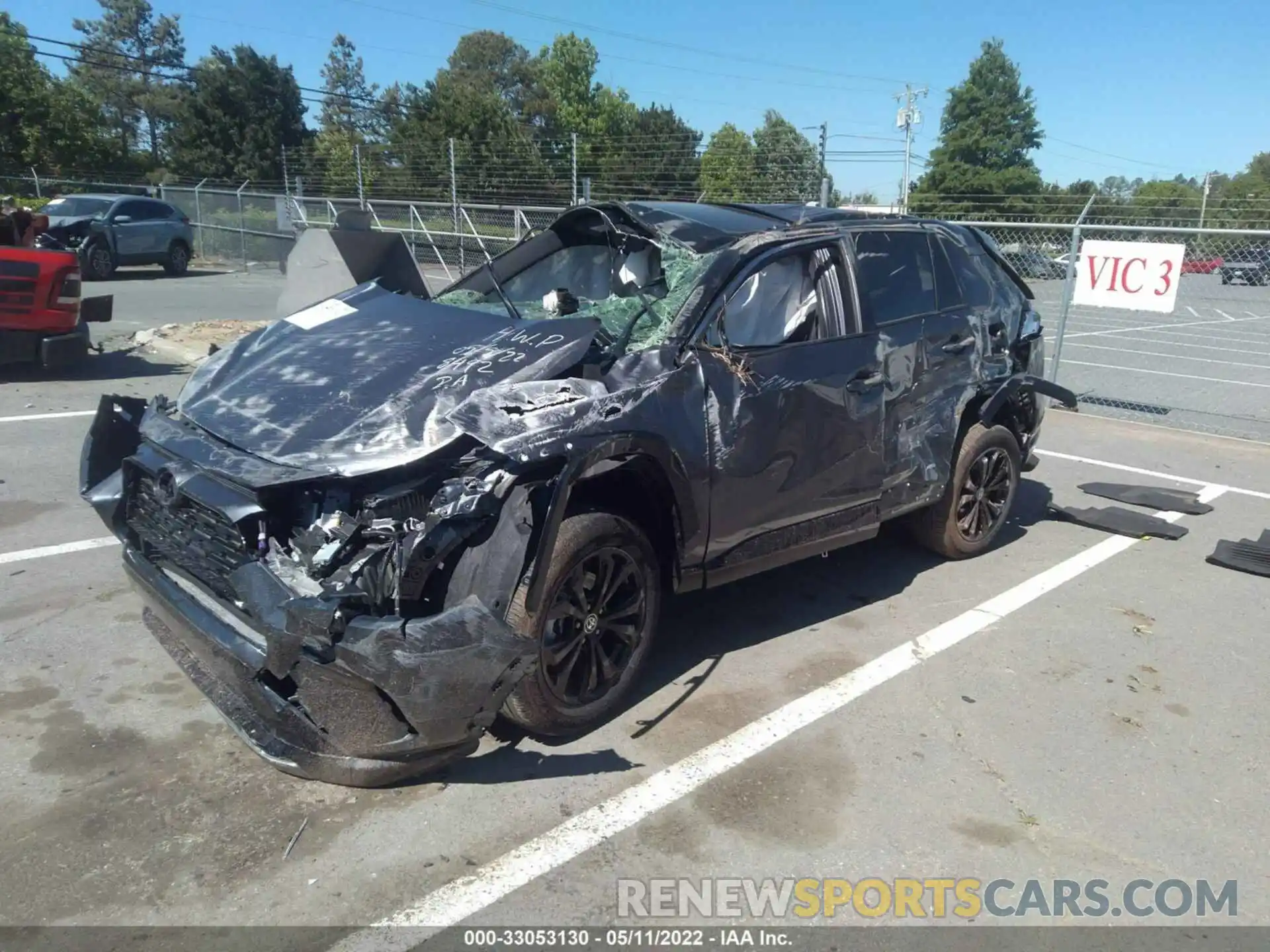 2 Photograph of a damaged car JTME6RFV6ND518495 TOYOTA RAV4 2022