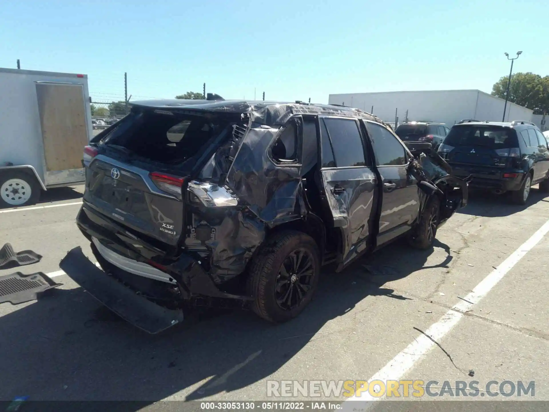 4 Photograph of a damaged car JTME6RFV6ND518495 TOYOTA RAV4 2022