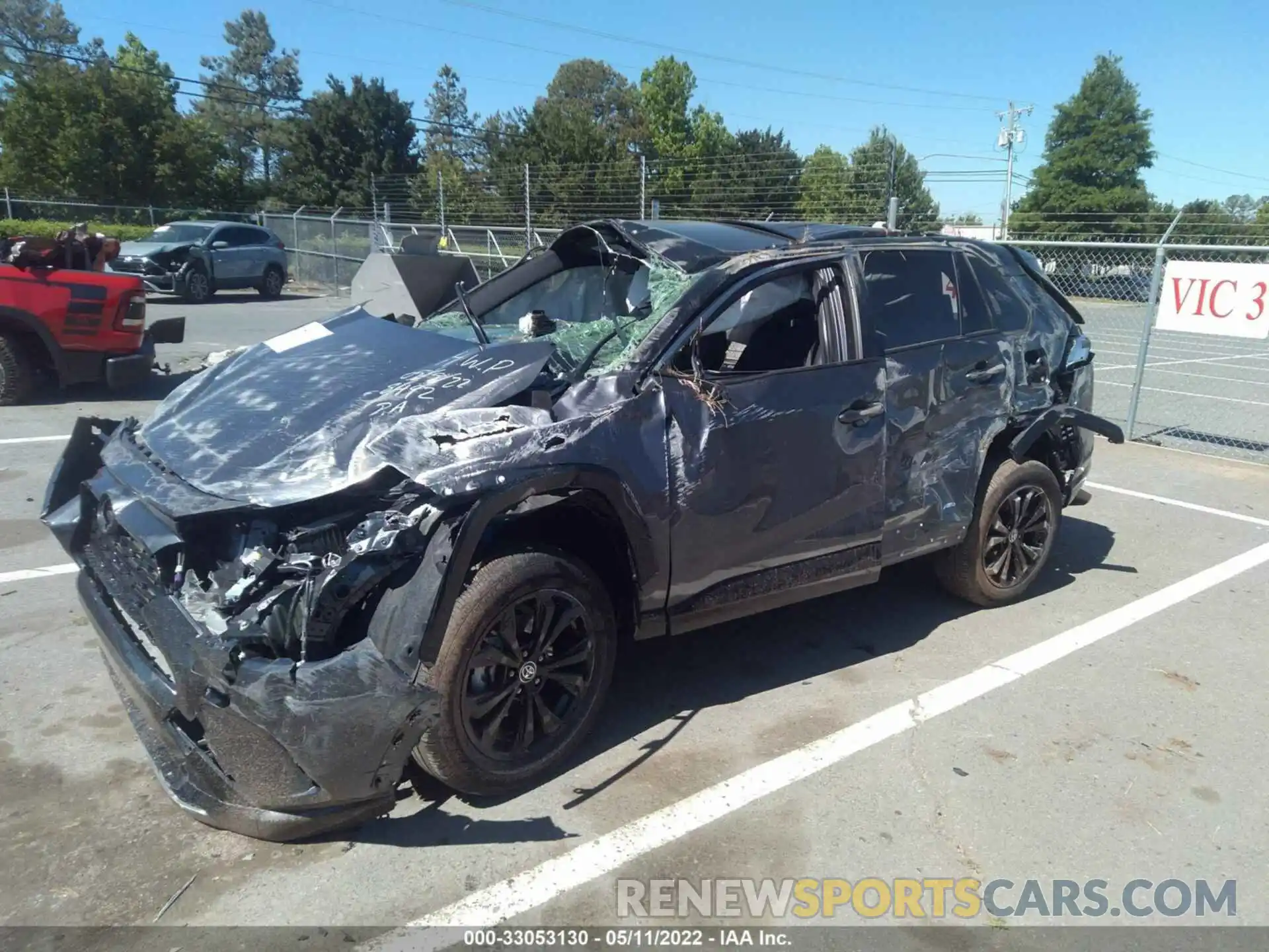 6 Photograph of a damaged car JTME6RFV6ND518495 TOYOTA RAV4 2022