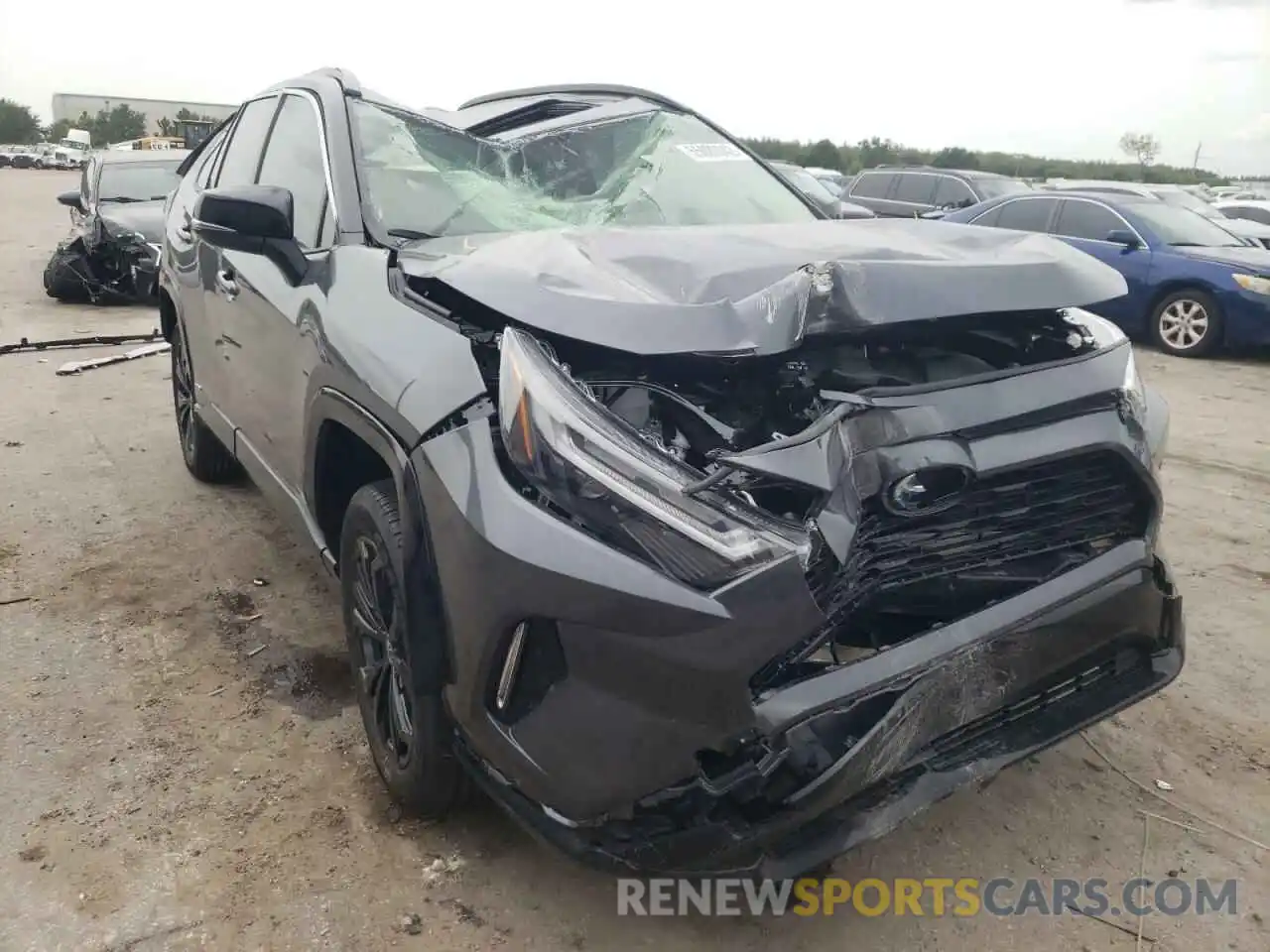 1 Photograph of a damaged car JTME6RFV7ND528064 TOYOTA RAV4 2022