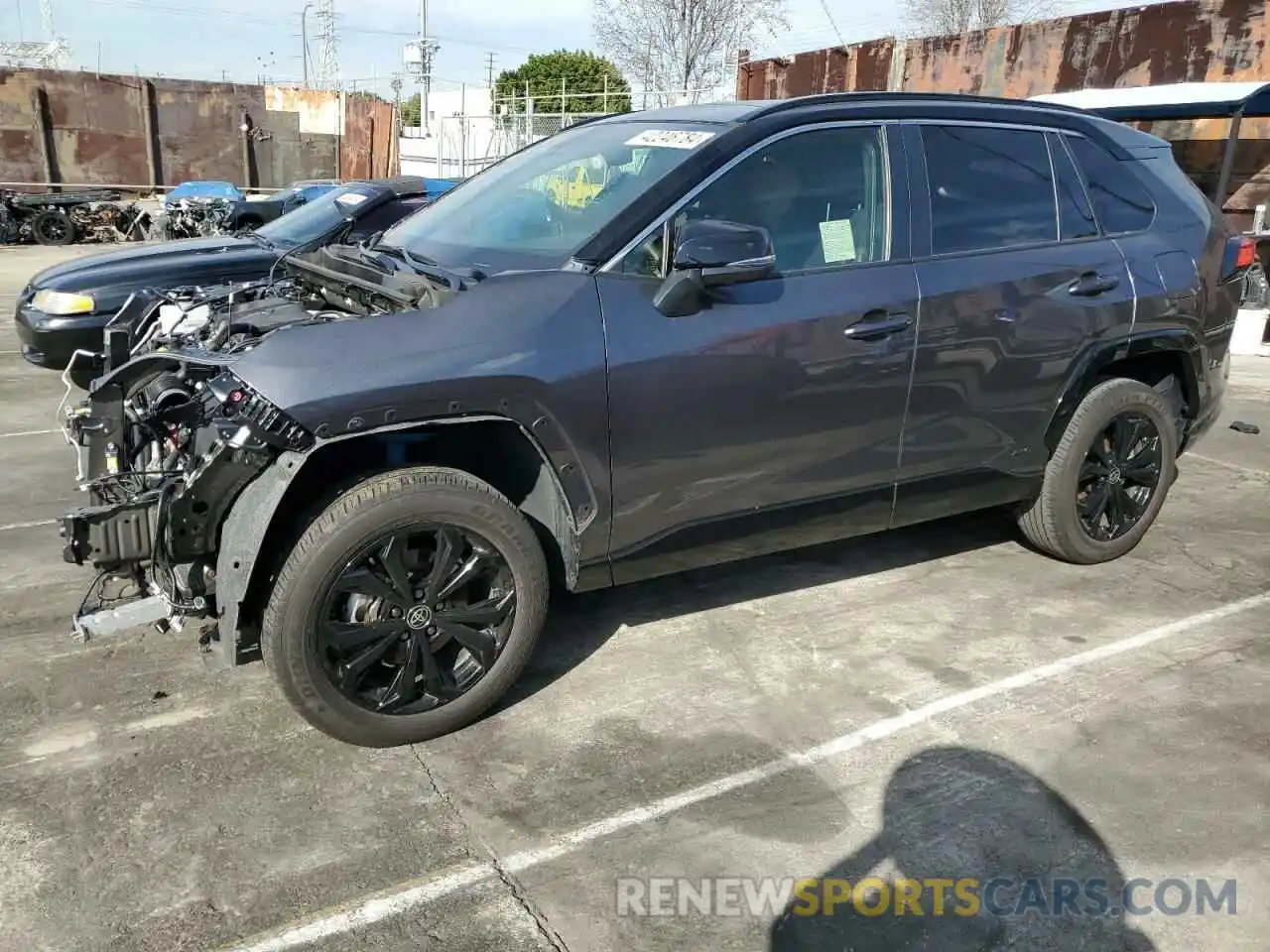 1 Photograph of a damaged car JTME6RFV8ND525187 TOYOTA RAV4 2022