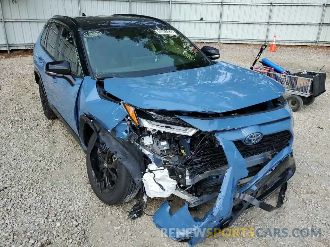 1 Photograph of a damaged car JTME6RFV8ND527828 TOYOTA RAV4 2022