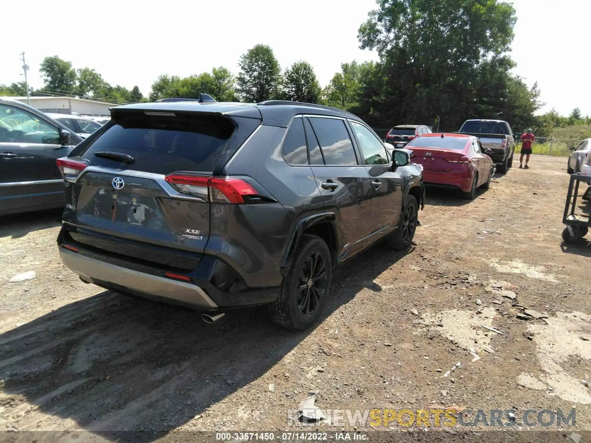 4 Фотография поврежденного автомобиля JTME6RFV8NJ018100 TOYOTA RAV4 2022