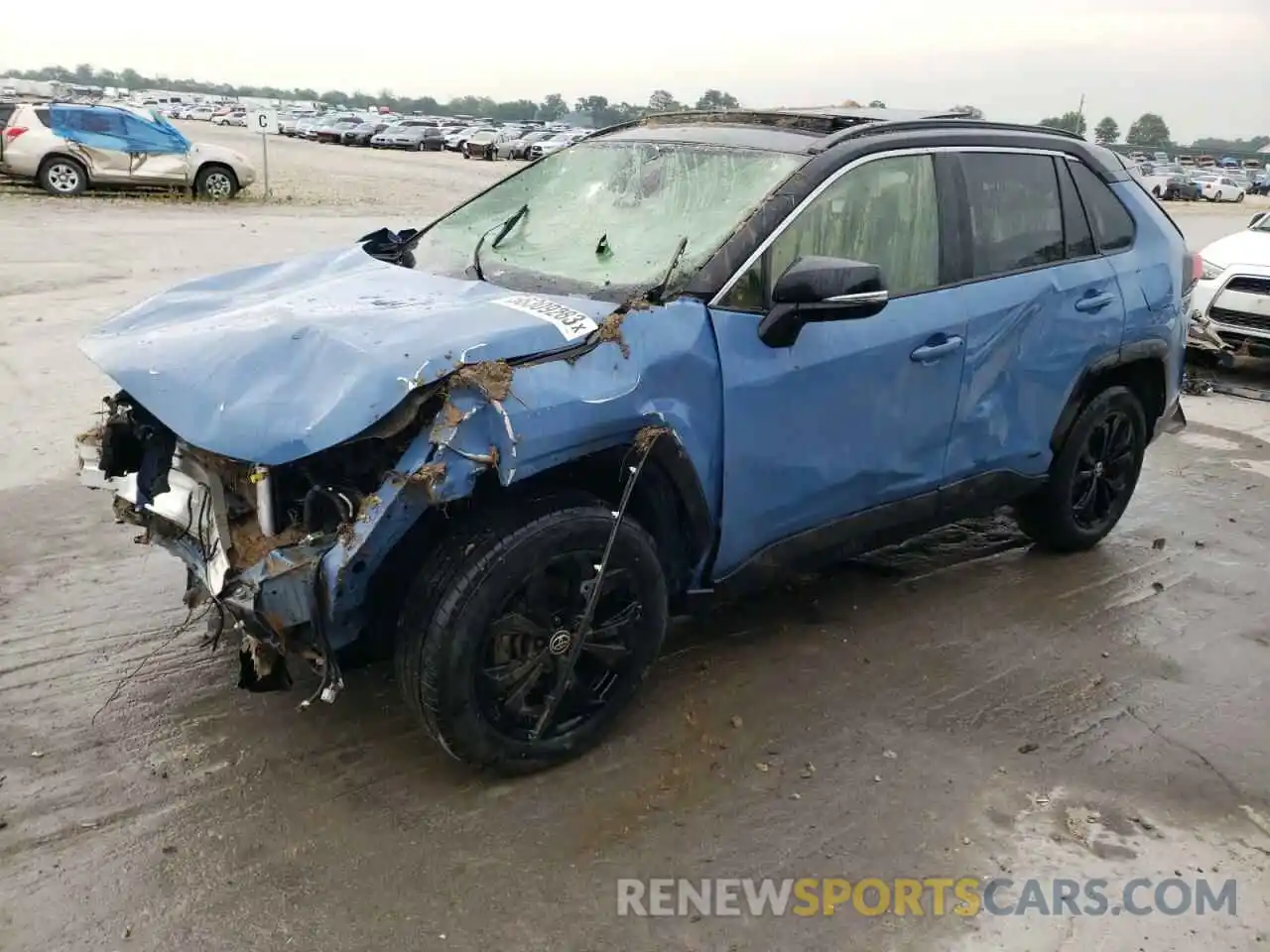 1 Photograph of a damaged car JTME6RFV9NJ020986 TOYOTA RAV4 2022