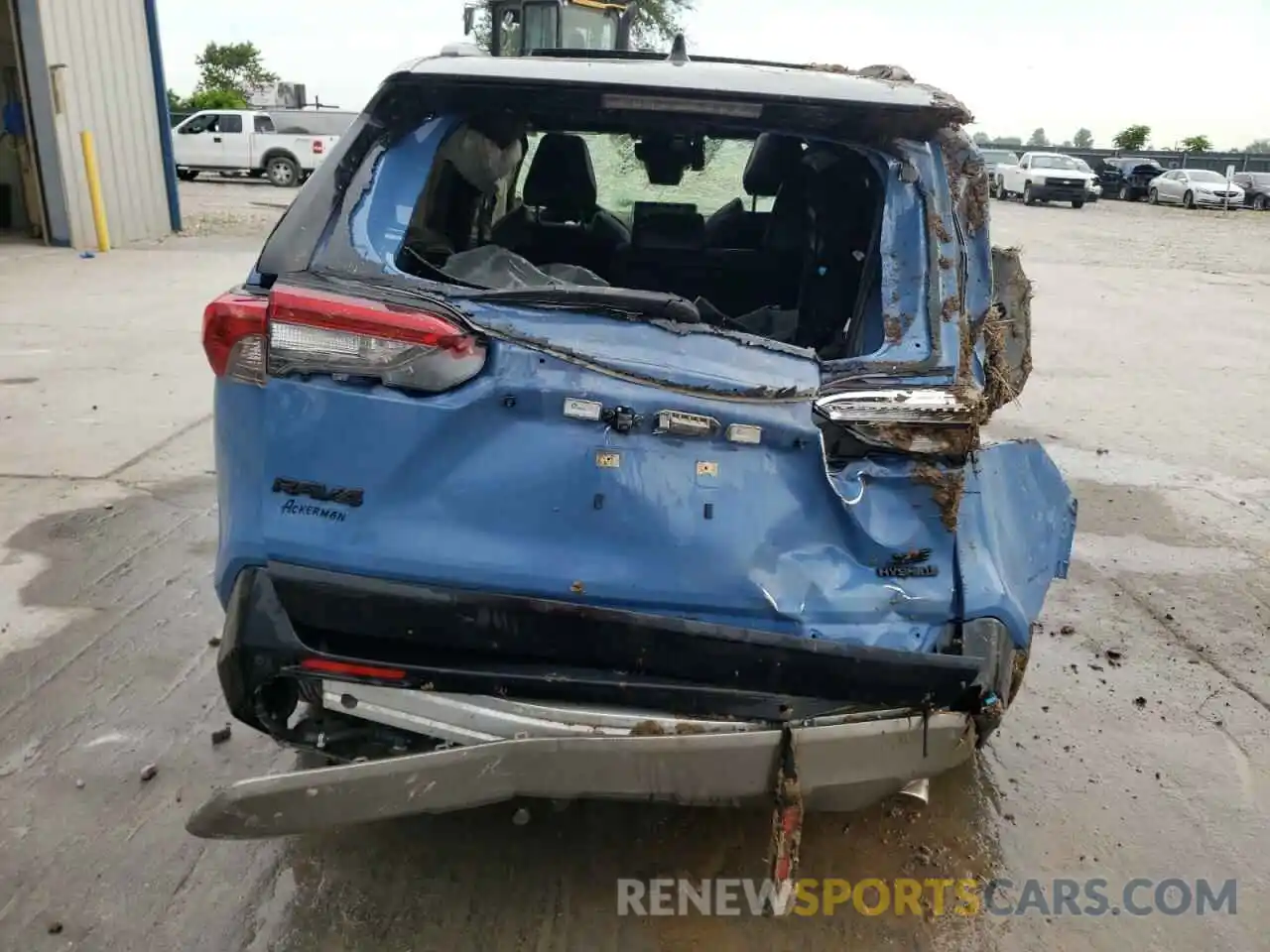 6 Photograph of a damaged car JTME6RFV9NJ020986 TOYOTA RAV4 2022