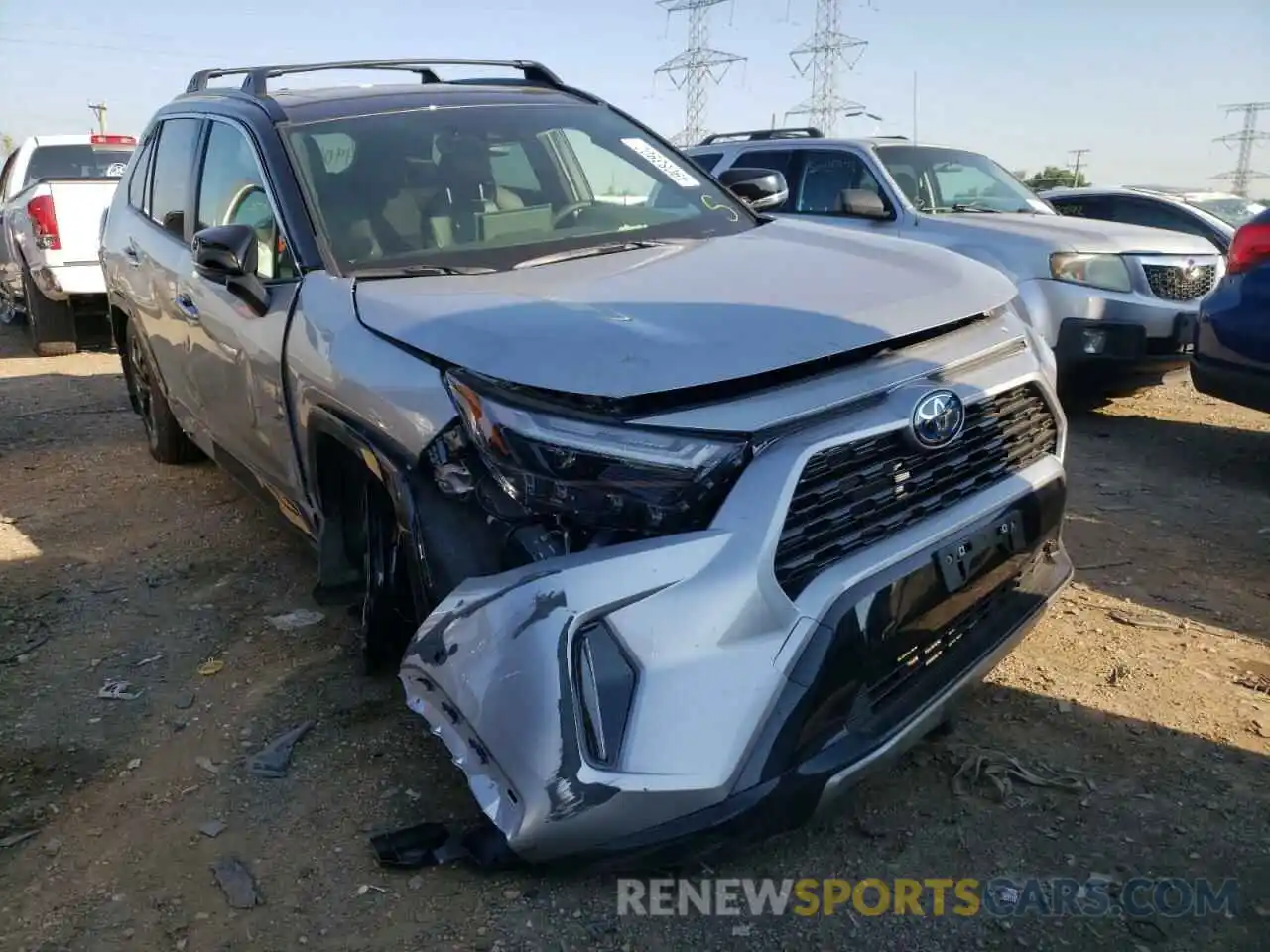 9 Photograph of a damaged car JTME6RFVXNJ015621 TOYOTA RAV4 2022