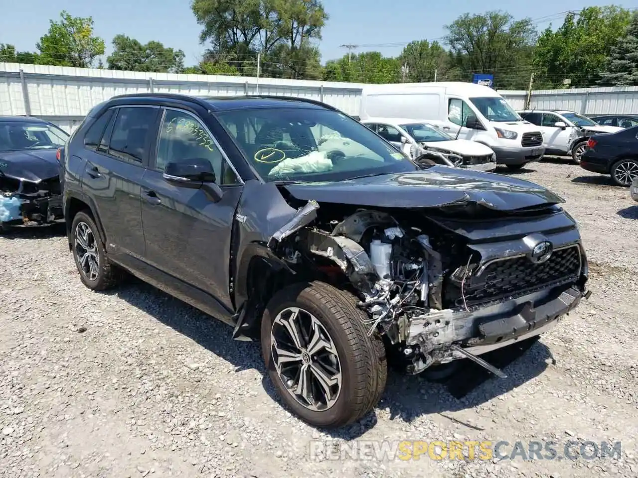 1 Photograph of a damaged car JTMEB3FV6ND079341 TOYOTA RAV4 2022