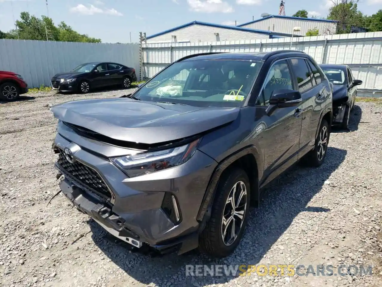 2 Photograph of a damaged car JTMEB3FV6ND079341 TOYOTA RAV4 2022