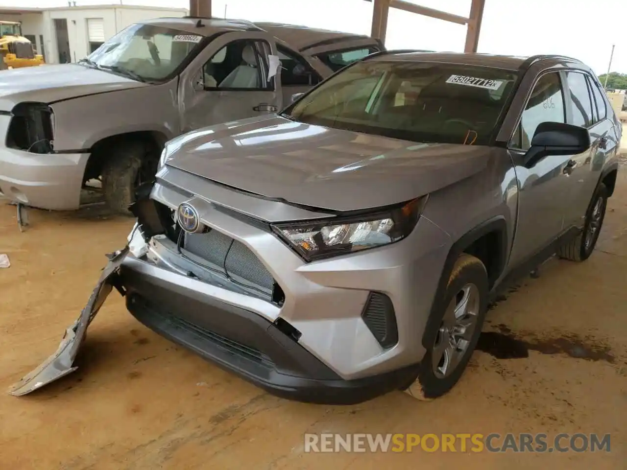 2 Photograph of a damaged car JTMLWRFV1ND563562 TOYOTA RAV4 2022