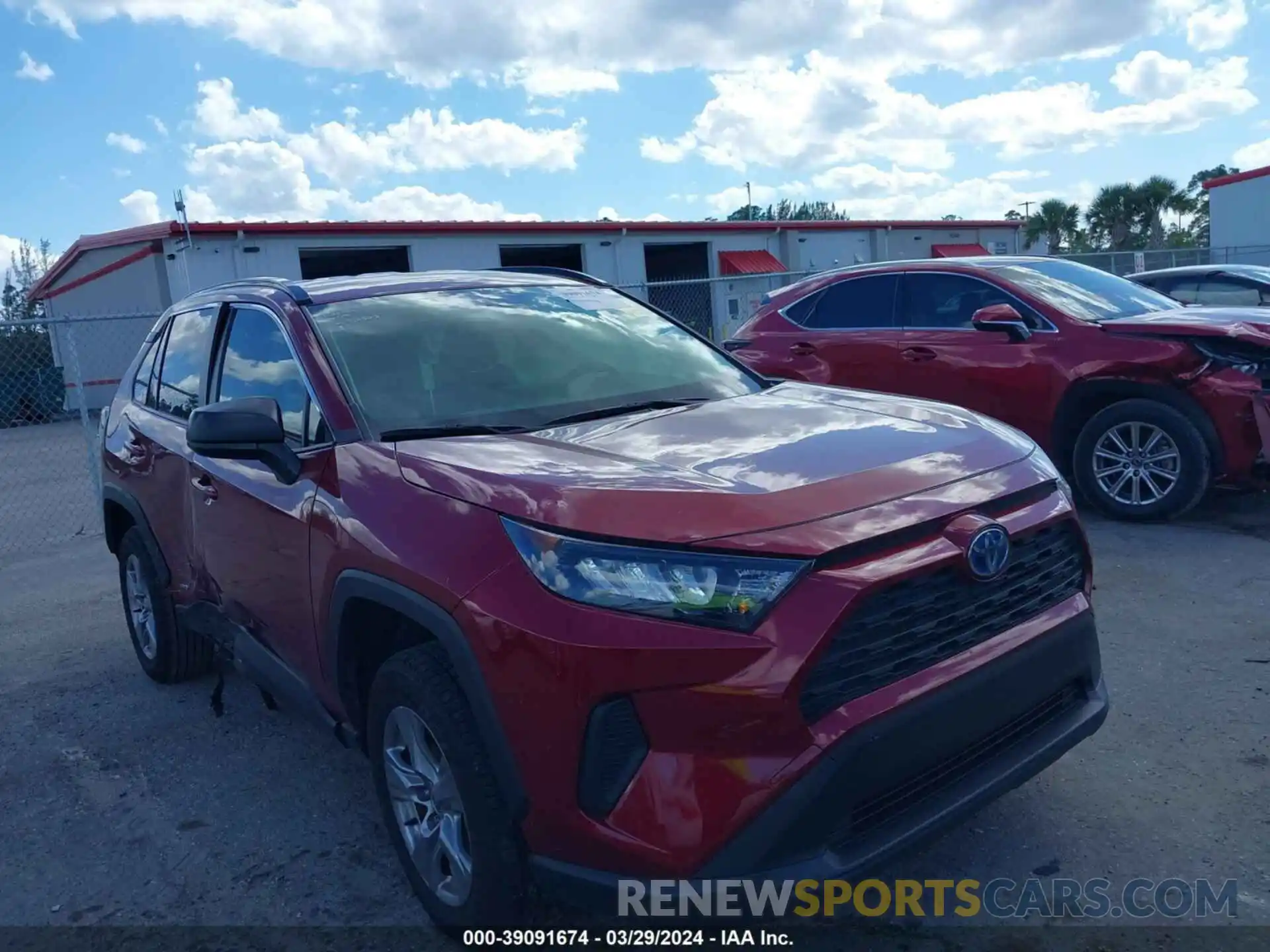 1 Photograph of a damaged car JTMLWRFV8ND158833 TOYOTA RAV4 2022