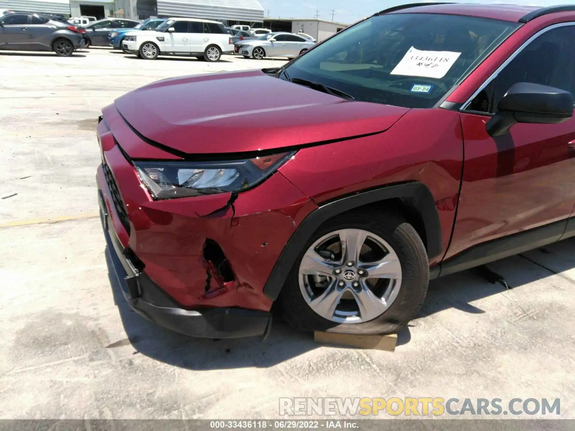 6 Photograph of a damaged car JTMLWRFVXND142102 TOYOTA RAV4 2022