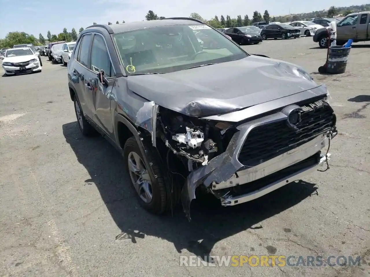 1 Photograph of a damaged car JTMMWRFV4ND138454 TOYOTA RAV4 2022