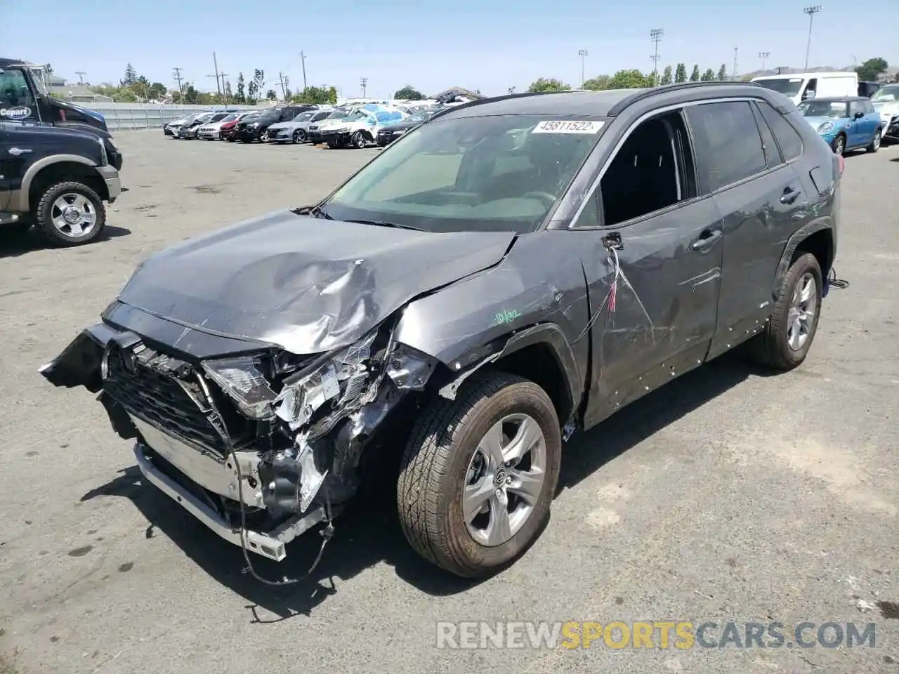 2 Photograph of a damaged car JTMMWRFV4ND138454 TOYOTA RAV4 2022