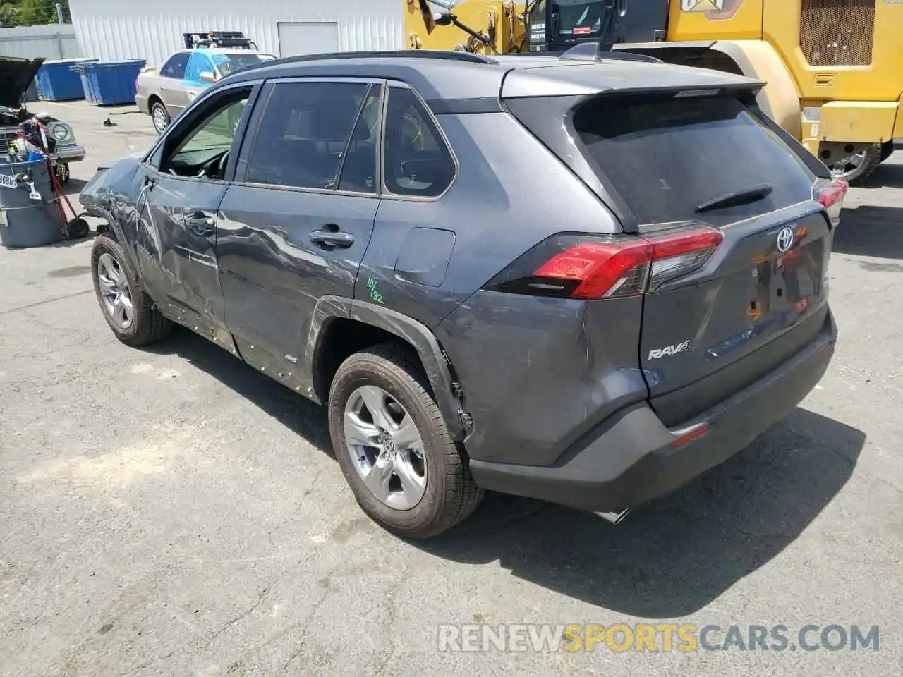 3 Photograph of a damaged car JTMMWRFV4ND138454 TOYOTA RAV4 2022