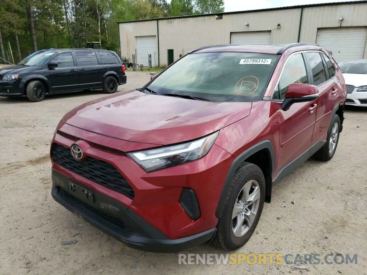 2 Photograph of a damaged car JTMP1RFV5ND086778 TOYOTA RAV4 2022