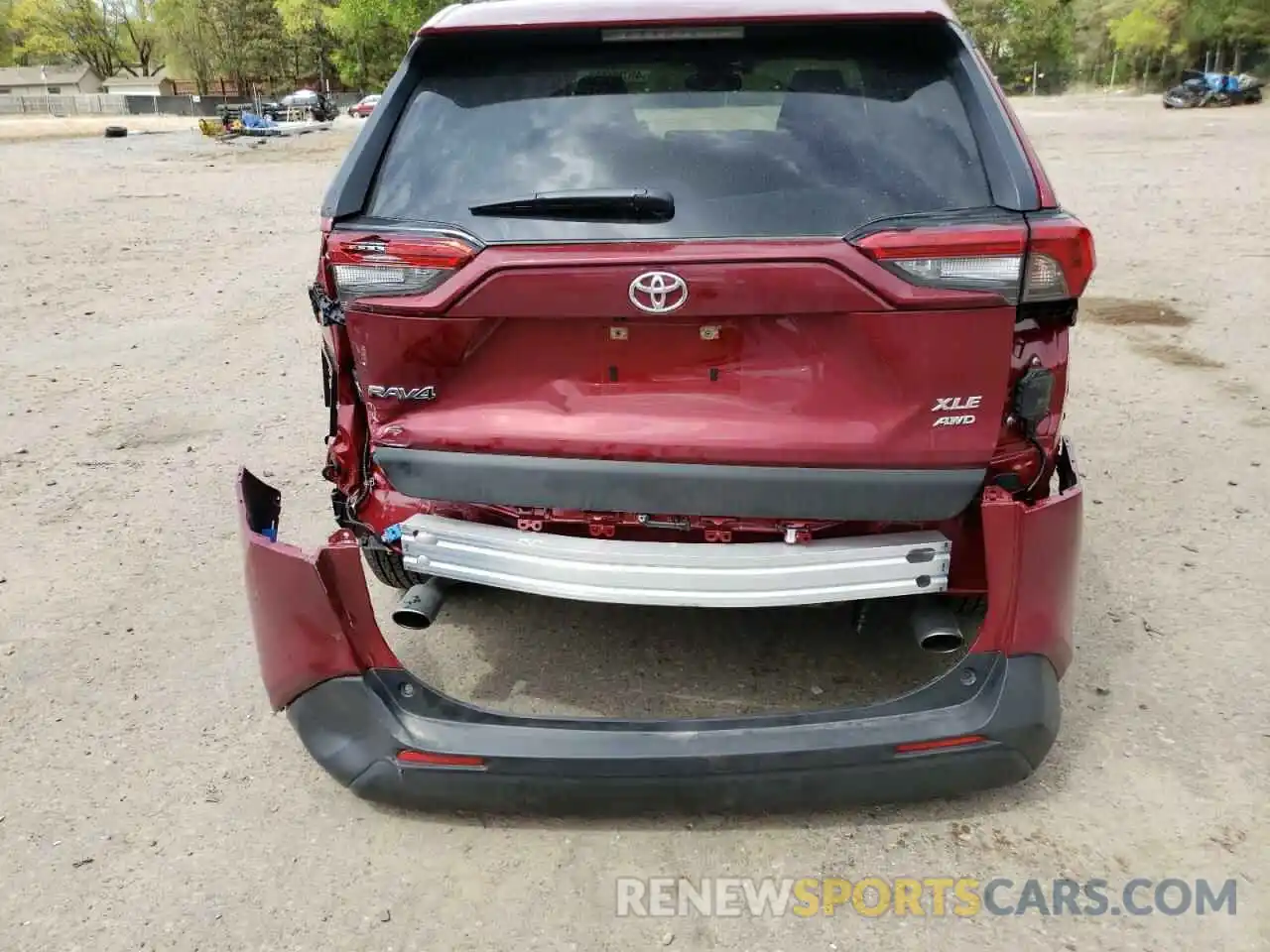 9 Photograph of a damaged car JTMP1RFV5ND086778 TOYOTA RAV4 2022