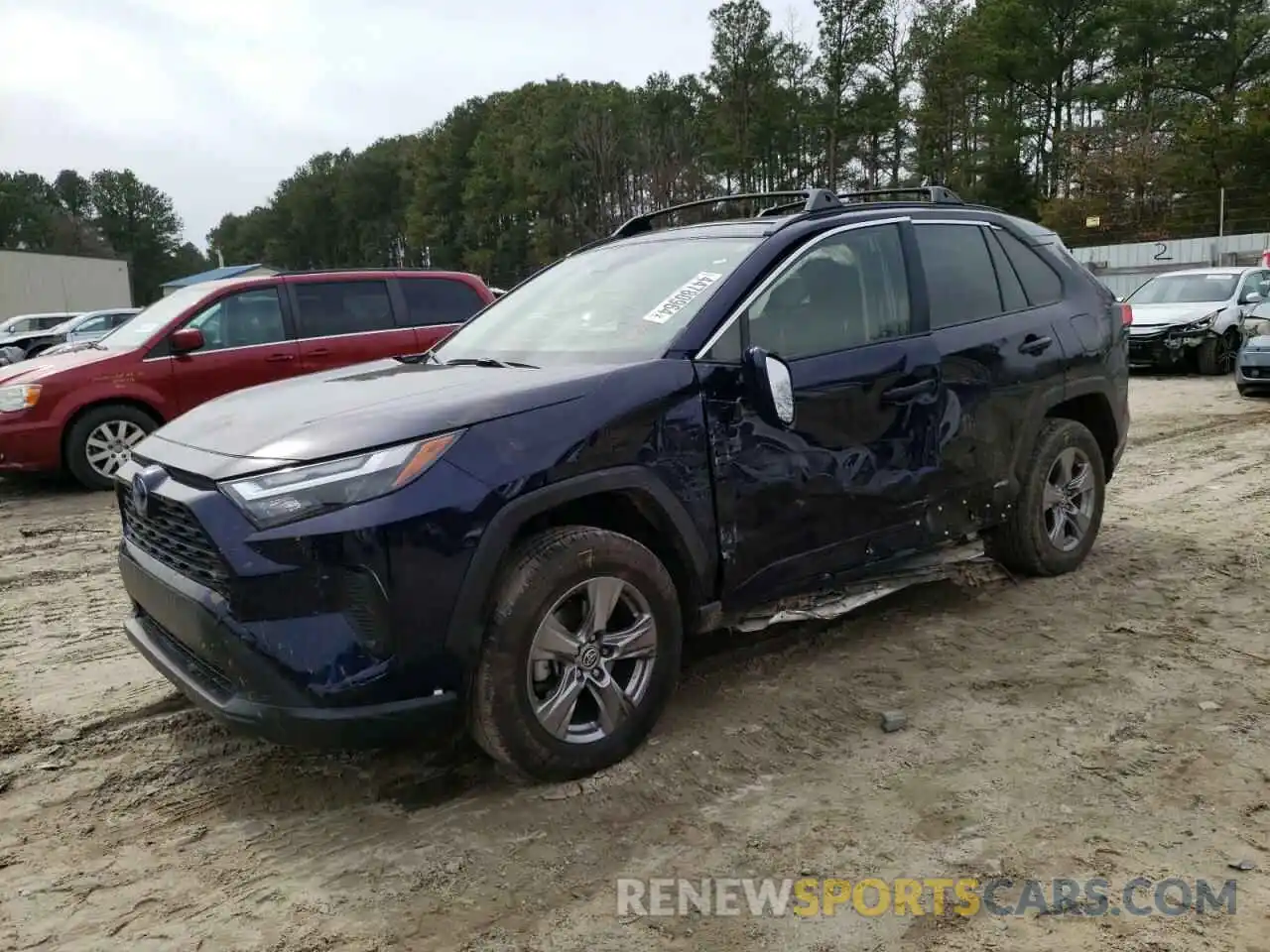 1 Photograph of a damaged car JTMRWRFV4ND156362 TOYOTA RAV4 2022