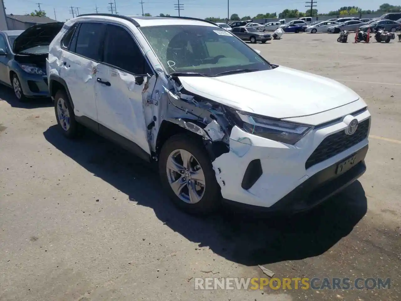 1 Photograph of a damaged car JTMRWRFV8ND137720 TOYOTA RAV4 2022