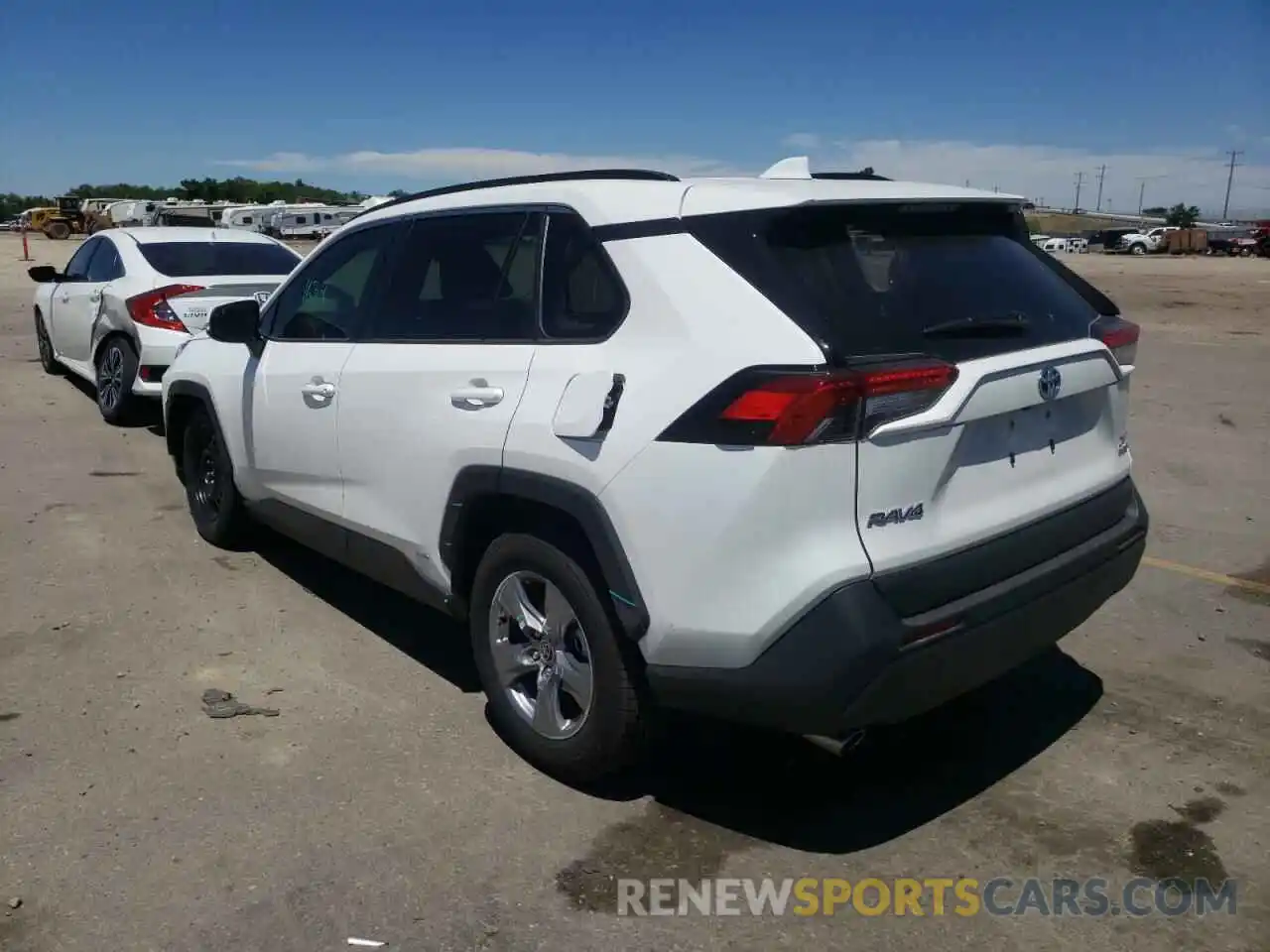 3 Photograph of a damaged car JTMRWRFV8ND137720 TOYOTA RAV4 2022