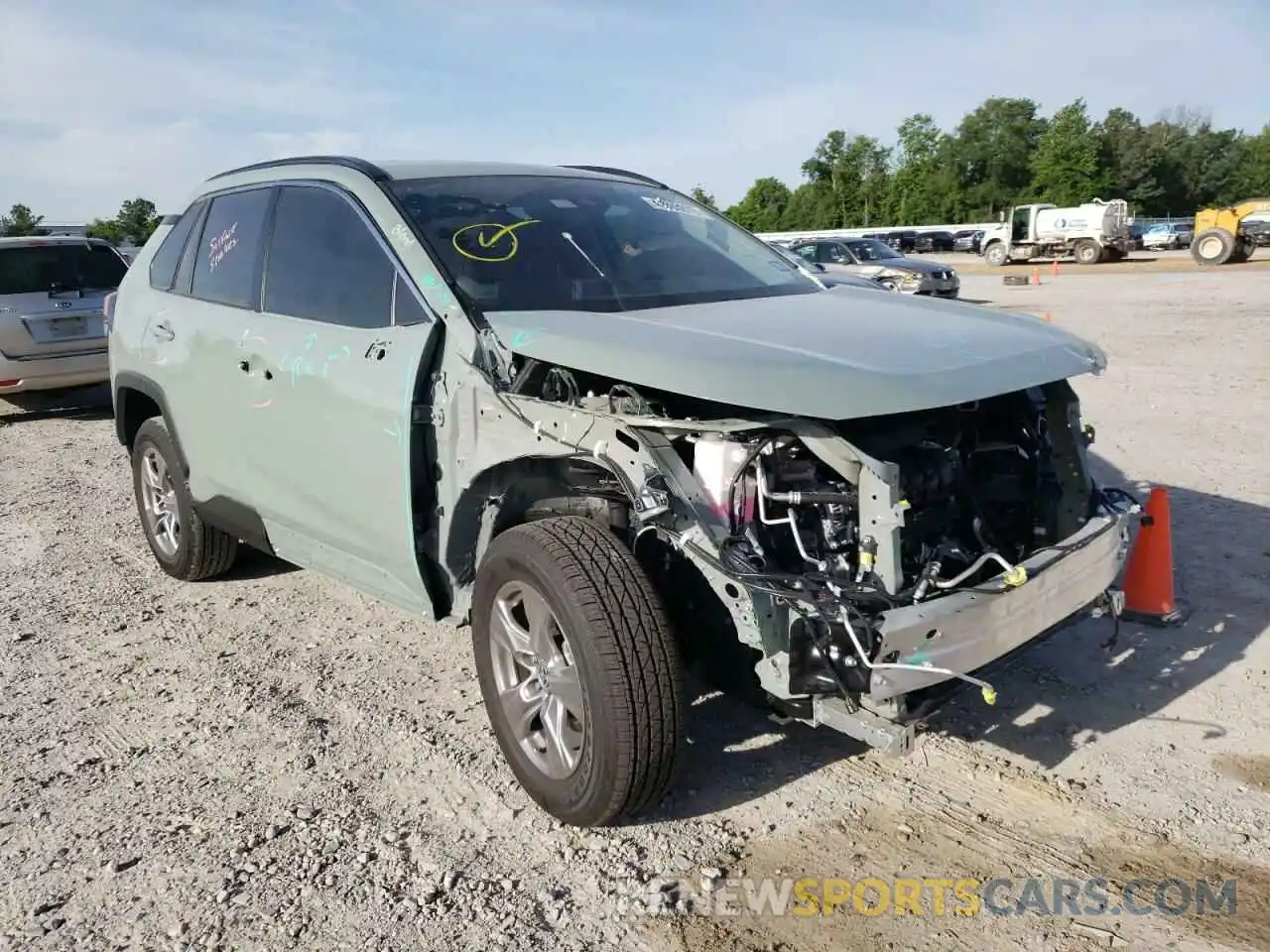 1 Photograph of a damaged car JTMW1RFV3ND088377 TOYOTA RAV4 2022