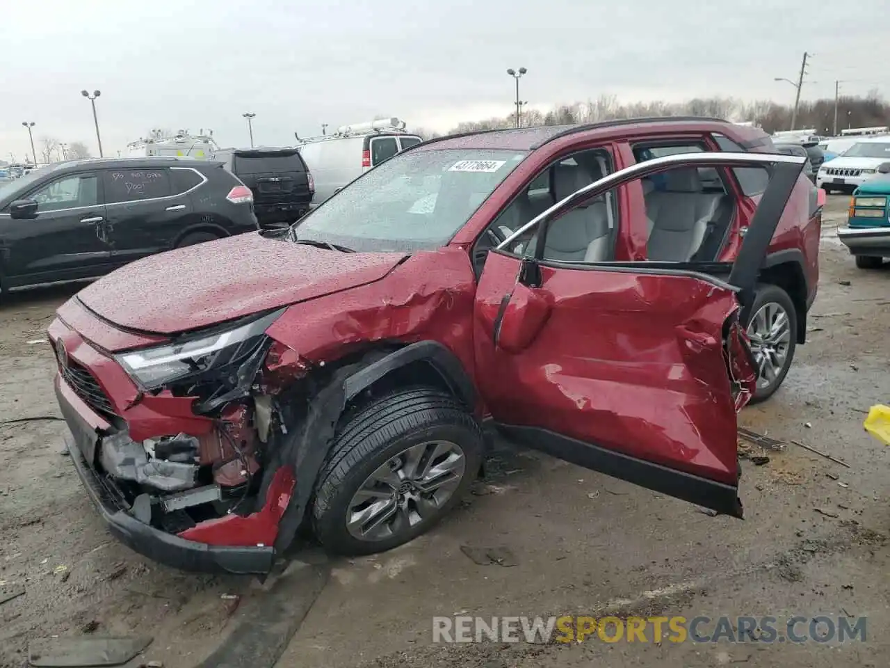 1 Photograph of a damaged car 2T3A1RFV9PW383757 TOYOTA RAV4 2023