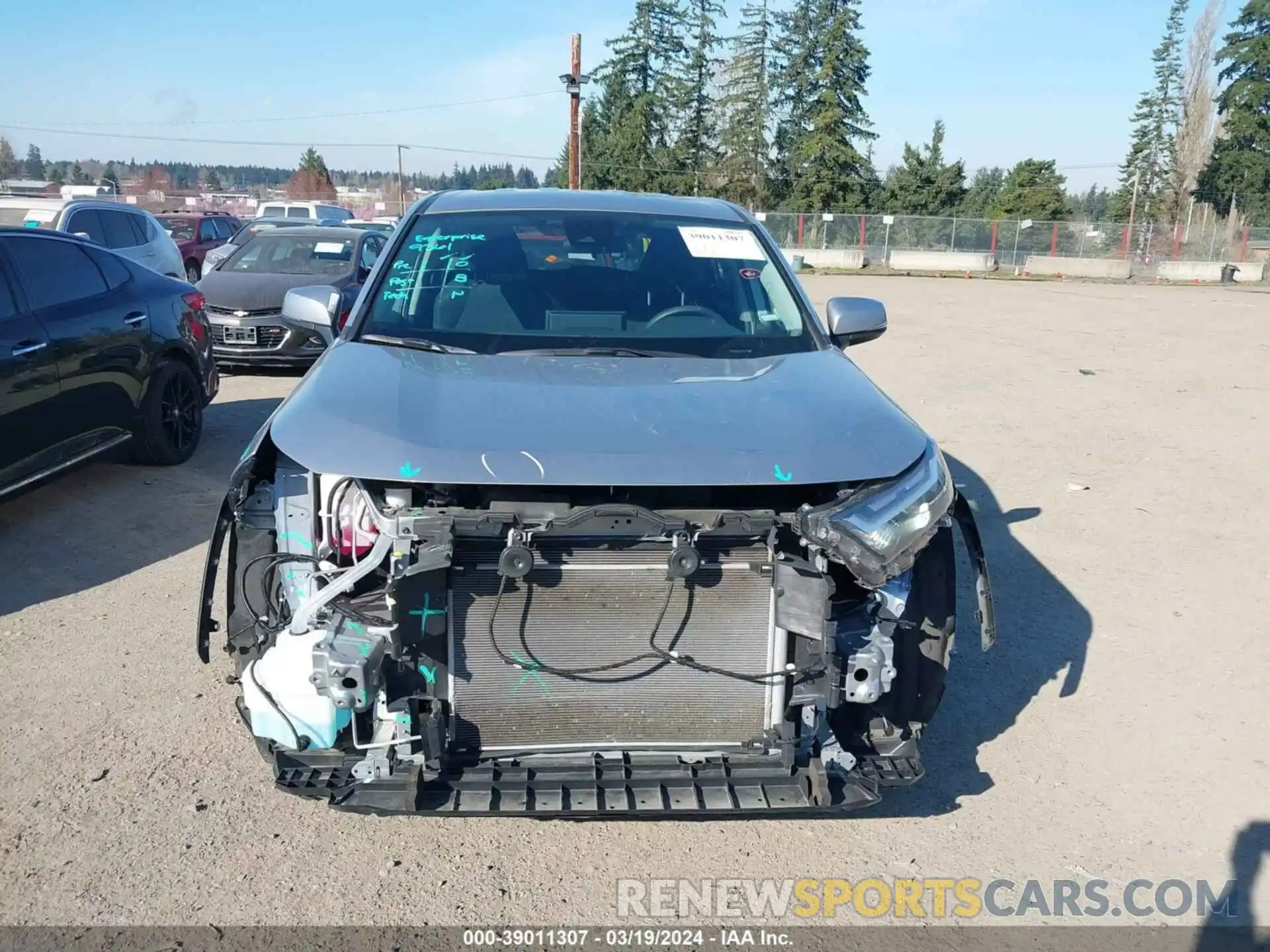 13 Photograph of a damaged car 2T3K1RFV0PC234868 TOYOTA RAV4 2023